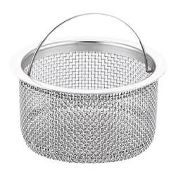 Sewer outlet kitchen wash basin sink garbage filter stainless steel universal sink wash basin drain basin leak bucket