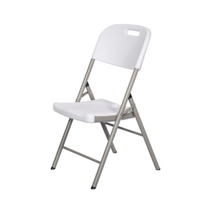 Simple folding chair home dining chair adult office computer chair plastic can be folded portable casual back chair
