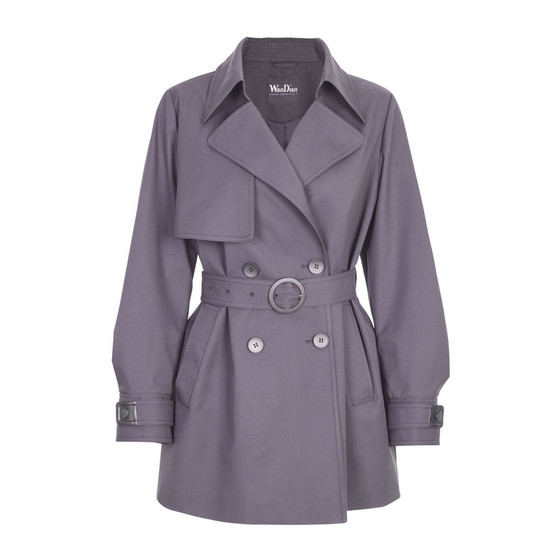 
Wandian 2025 Autumn New Product Rock Gray Belt Mid-Length Commuting Windbreaker Women's Jacket 1243B04DM4