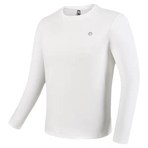 
Bimax men's velvet thermal clothing, comfortable sports energy storage warm velvet long-sleeved white inner wear T-shirt outer jogging clothing