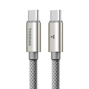 
Tulas magnetic charging cable is suitable for Apple 17ProMax data cable iPhone16 fast charging cable 15 mobile devices dual TypeC port iPad tablet telescopic storage sticker p to A head m