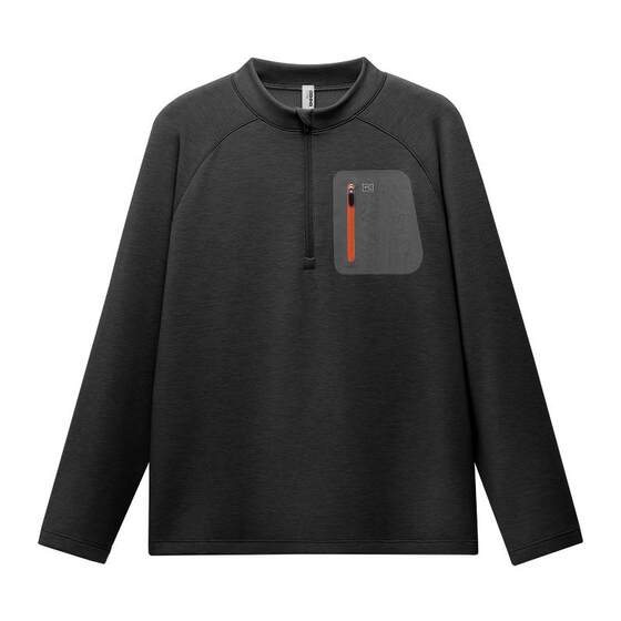 
[Same Model of Wang Yibo] Banana Hot Skin 702++ Men's Quick-drying Wool Half Zipper Long Sleeve Functional T-shirt Warm