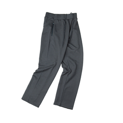 Idlt Wide-leg Loose Sweatpants 400g Zipper Sports Casual Pants Sports Street Basic Style Simple Trendy Men's Ins