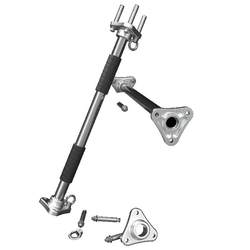 Jikai wall horizontal bar punches holes to fix the entire stainless steel pipe