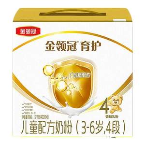 
Yili Jinling Guan Gong 4-stage children's growth formula DHA milk powder 1200g*4 official flagship store