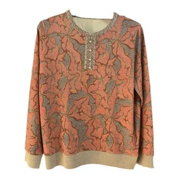 Middle-aged and elderly mothers' thin bottoming shirt