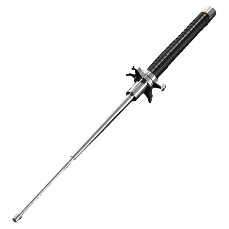 防身合法武器三節棍伸縮甩輥自動彈簧實心甩棍彈出多功能