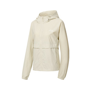 
Hongxing Erke traceable water-repellent 2026 spring new outdoor sports windbreaker women's thin hooded casual jacket