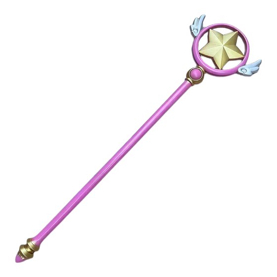 
cosplay magic card wand props weapon dream star bird head stick staff anime girl changeable Sakura staff peripherals