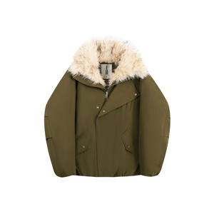 
ATRY fur collar parka jacket men's winter national fashion brand loose thickened cold-proof and warm couple jacket cotton coat for women