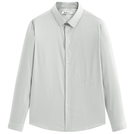 
[Same style in shopping malls] PEACEBIRD men's embroidered long-sleeved shirt, autumn comfortable and fashionable inner wear B1CAF3E03