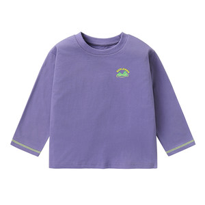 
Youou children's clothing children's pure cotton long-sleeved T-shirt baby spring cartoon printed antibacterial bottoming shirt boys spring new clothing