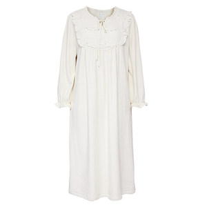 
Xuanliang French nightgown for women in autumn and winter plus velvet island velvet pajamas light luxury thin velvet high-end coral velvet home clothes