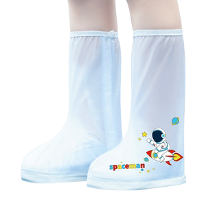 
Children's rain boot cover waterproof and non-slip wear thickened wear-resistant boys and girls baby rainproof foot cover student rain boots