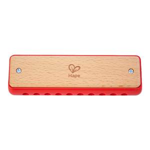 
Hape Children's Blues Harmonica Beginner Baby Organ Whistle Instrument Blowing Toy 10 Holes