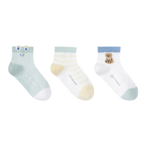 Cotton Era Children's Socks Pure Cotton Summer New Mesh Breathable Baby Socks for Newborn Boys and Girls