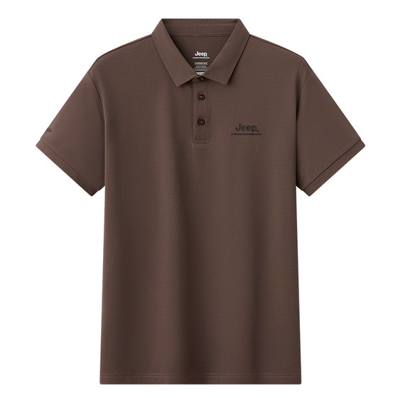 
Jeep Jeep Business Casual Short Sleeve Men Outdoor Sports Quick-Drying POLO Shirt Summer Breathable UV T-Shirt
