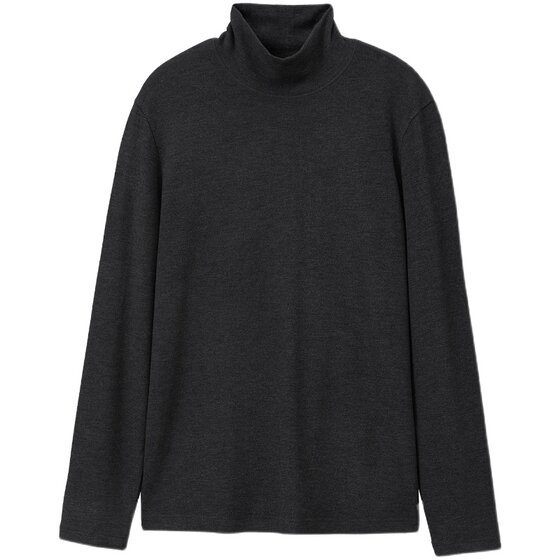 Autumn and winter bald bottom shirt thickened soft and velvet fabric men's tall long -sleeved T -shirts DAT826