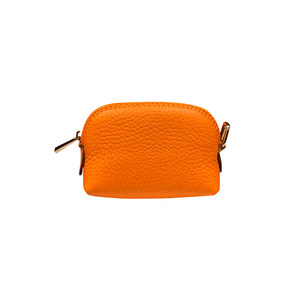 2025 new shell bag genuine leather coin wallet mini key coin bag storage women's zipper small wallet