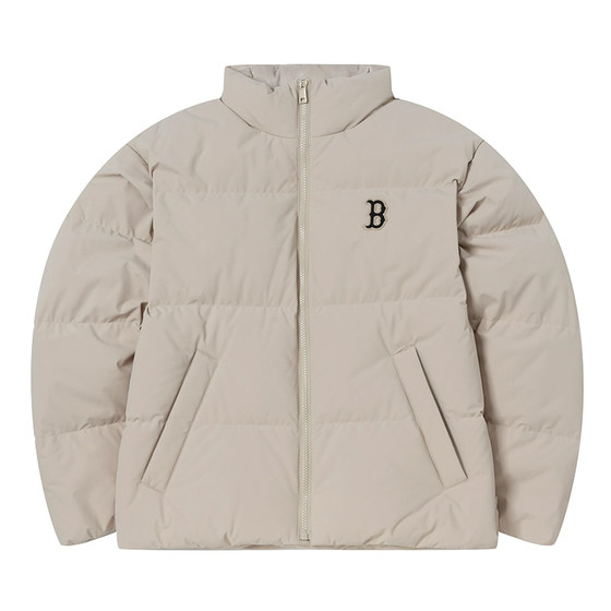 
MLB men's and women's short down jacket 25 winter new couple fashion waterproof water-repellent stand-up collar bread jacket 3ADJB2056