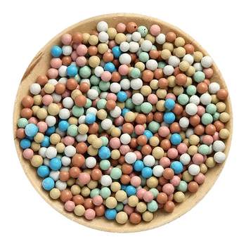 Colorful ceramic granules flower-growing hydroponic potted plant