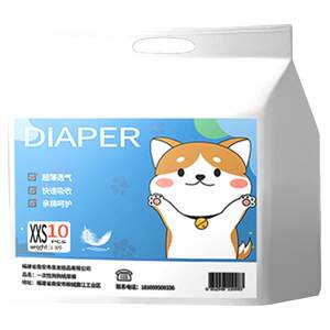 Boxer physiological pants Pets Donald Dog Dog diaper Teddy Special Safety Aunt Safety Aunt Aunt Turtle Sanitary Woman Menstruation