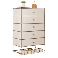 Medieval style stainless steel module combination shoe cabinet
