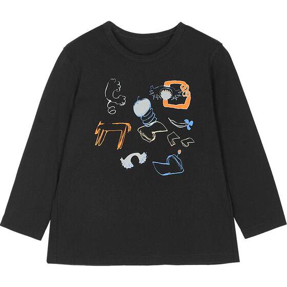 
New Jiangnan Buyi children's long-sleeved T-shirt H-shaped loose 25 winter boys and girls jnbybyjnby1PB110020