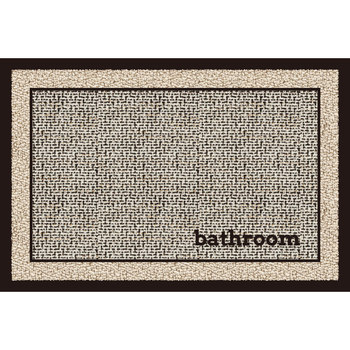Bathroom floor mats, bathroom absorbent and non-slip foot mats, household toilet door bathroom carpet thickened bathroom mats