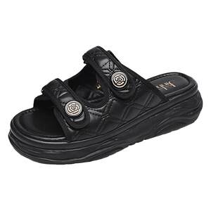 
Golden Monkey Broken Size Clearance Sandals for Women 2024 Summer Fashion Lady One-Wire Fairy Thick Sole Fashion Sandals for Women