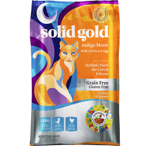 
Solid Gold cat food 12 pounds gold chicken salmon adult cats and kittens staple food