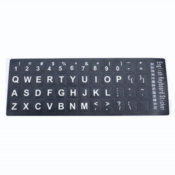 Keyboard sticker letter notebook tabletop computer universal
