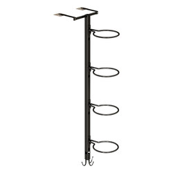 Basketball storage rack for home cabinet wall hanging without drilling