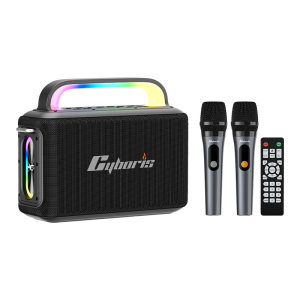 
2025 New Cerberus Rainbow X13 200W professional audio outdoor Bluetooth karaoke speaker can be connected to musical instruments