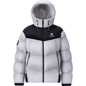 
[Same style as Reba] Camel Volcano Pro goose down jacket for men winter new thickened hooded bread down jacket
