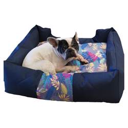 The kennel is fully removable and washable, the dog mat is bite-resistant and waterproof for all seasons
