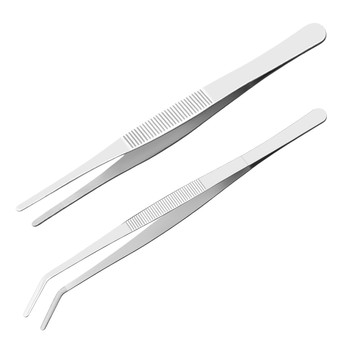Tweezers, stainless steel gardening, long clips, large tweezers, take up and extend the fish tank, feed fish, grow flowers, and succulent special sewer