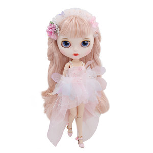 ICY DBS small doll clothes pink flower fairy gauze skirt suit ob24 Lijia azone doll clothes