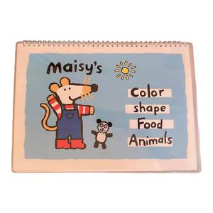 
Maisy Mouse Bobo Quiet Book Baby Early Education DIY Quiet Book Finished Puzzle English Enlightenment Velcro Book