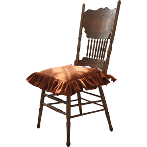 
Hailan Lan new chair cushion seat cushion atmosphere non-slip chair dining chair cushion French ruffled cushion can be detached and washed