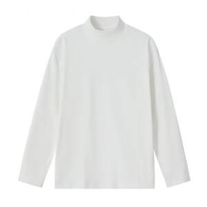 
Wukong is in stock, trendy brand basic solid color semi-turtle collar German velvet bottoming shirt for men and women, loose and versatile, casual long-sleeved T-shirt