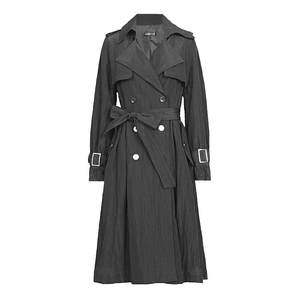 
Sdeer San Dior Spring and Autumn Women's Suit Collar Waist Double Breasted Mid-length Trench Coat S22181809
