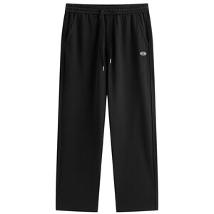 
[Same style in shopping malls] PEACEBIRD Men's 2026 Spring New Drawstring Black Casual Pants B1GMG1235