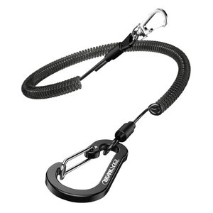 
Jiuyan steel wire miss rope automatic telescopic fishing rod large object anti-lost rope alloy double buckle platform fishing luya anti-lost rope