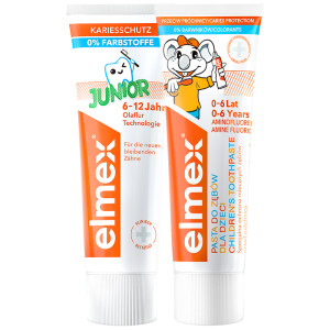 elmex children's toothpaste Olafluor anti-cato toothpaste 3-6-12 years old