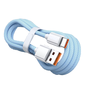 Sky blue braided line 100WType-c super fast charge
