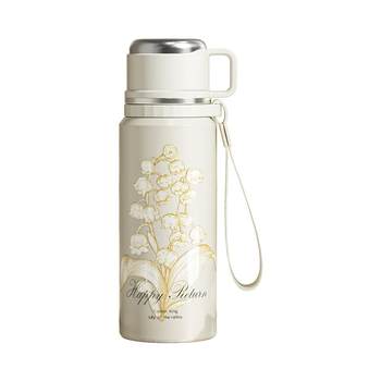 Cui Dahuang Thermos Cup Large Capacity 316 Stainless Steel Tea and Water Separation Adult Student Male Tea Making Large Water Cup