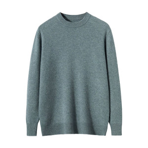 
Heavyweight thickened cashmere sweater for men, 100% pure cashmere sweater for men, warm sweater, double-ply round neck knitted base layer sweater
