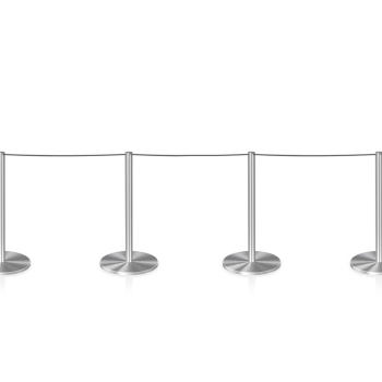 
One meter short railing in the exhibition hall of the Art Museum