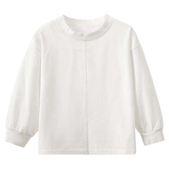 
Boys T-shirt long sleeve 2026 new children's spring bottoming shirt pure cotton spring and autumn white clothes T-shirt top